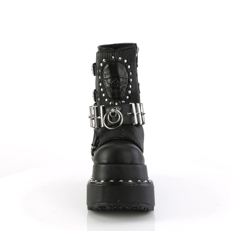 Bear-150 Demonia Ireland Black Vegan Leather