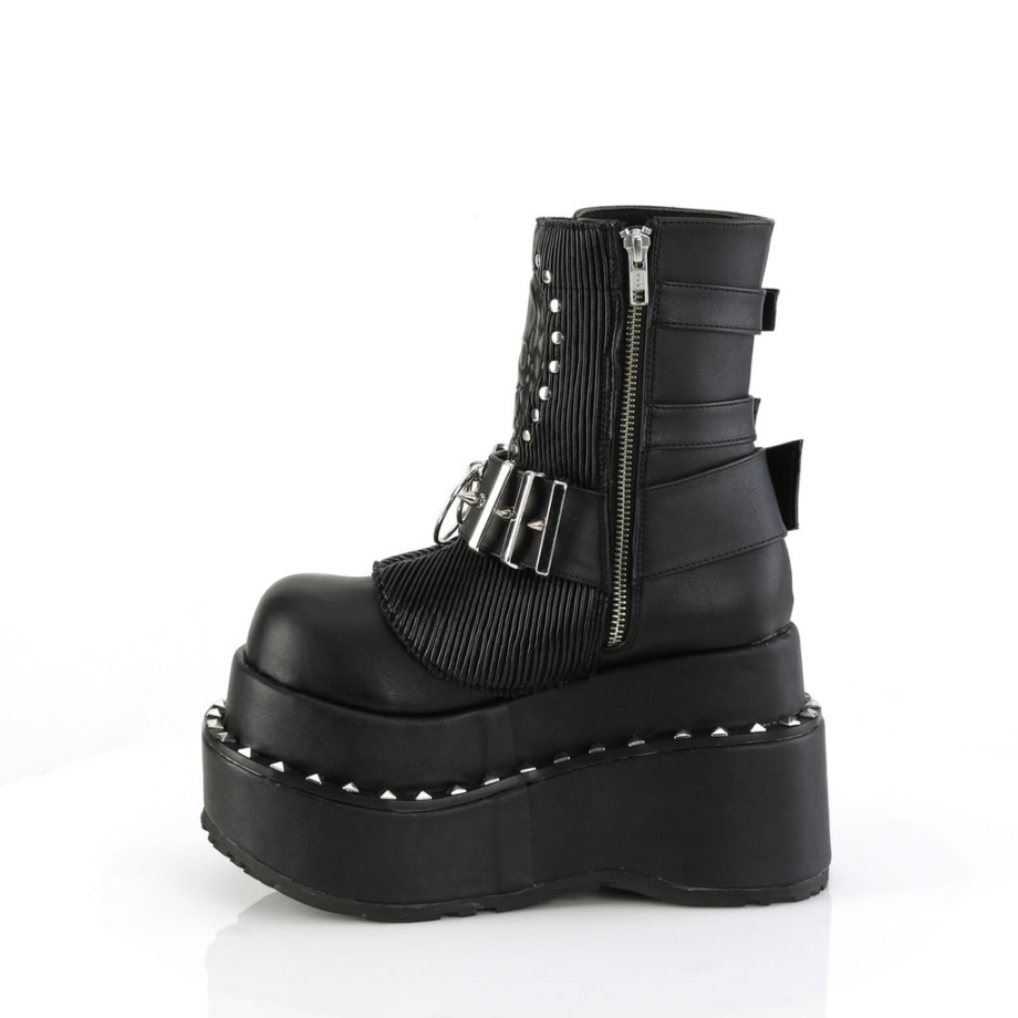 Bear-150 Demonia Ireland Black Vegan Leather