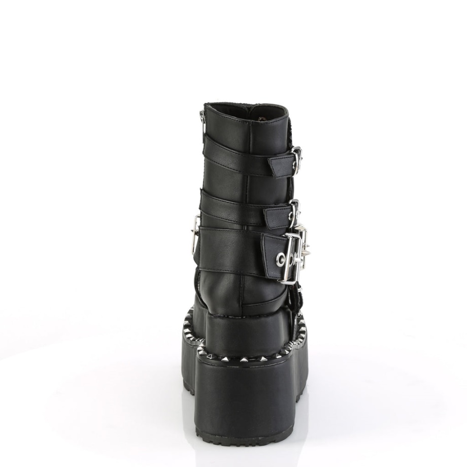 Bear-150 Demonia Ireland Black Vegan Leather