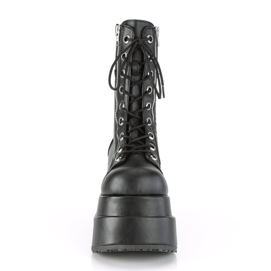 Bear-265 Demonia Ireland Black Vegan Leather