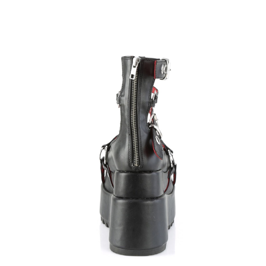 Bear-28 Black Vegan Leather Demonia Ireland