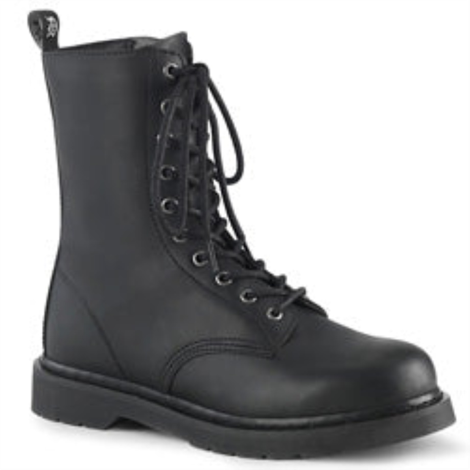 Bolt-200 Demonia Ireland Black Vegan Leather