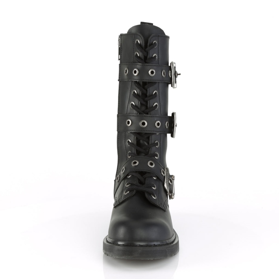 Bolt-330 Demonia Ireland Black Vegan Leather