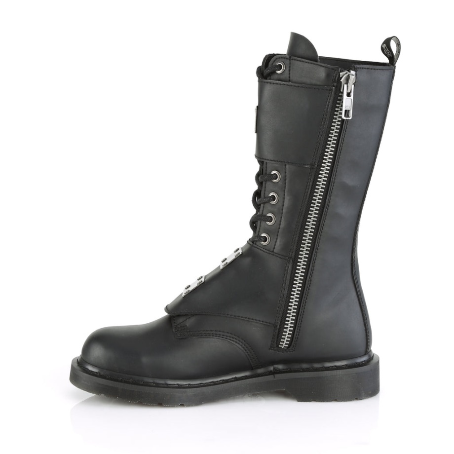 Bolt-345 Black Vegan Leather Demonia Ireland