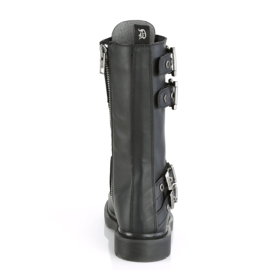 Bolt-345 Black Vegan Leather Demonia Ireland