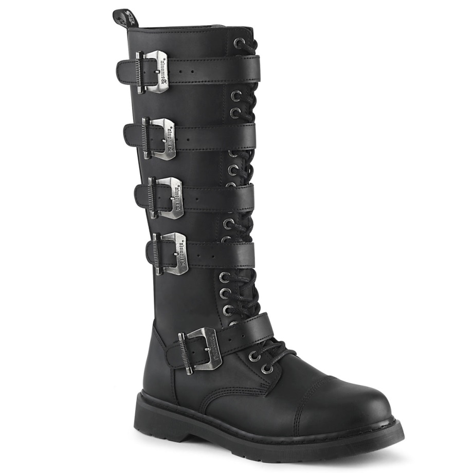 Bolt-425 Demonia Ireland Black Vegan Leather