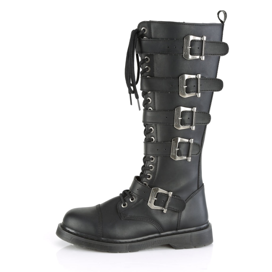 Bolt-425 Demonia Ireland Black Vegan Leather