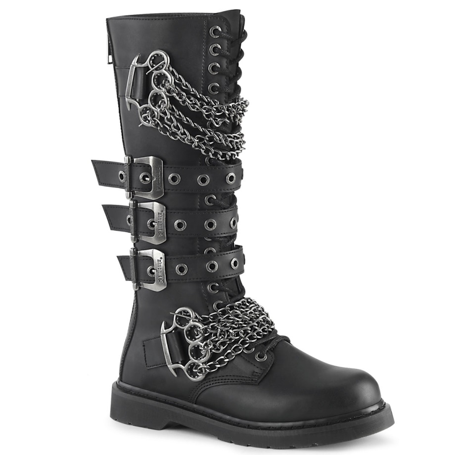 Bolt-450 Black Vegan Leather Demonia Ireland