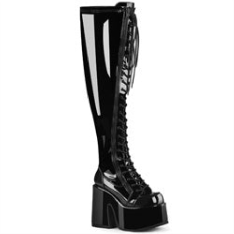 Camel-300Wc Demonia Ireland Black Stretch Patent