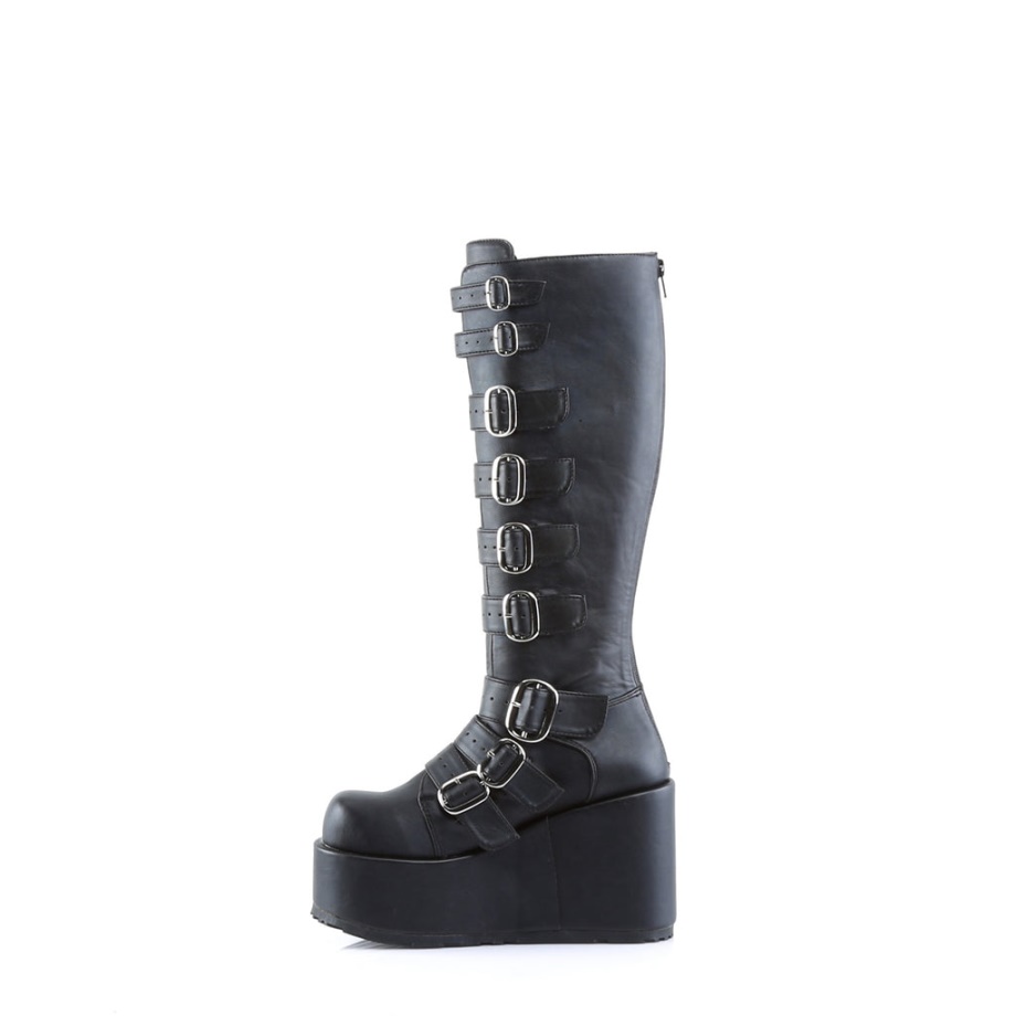 Concord-108 Black Vegan Leather Demonia Ireland