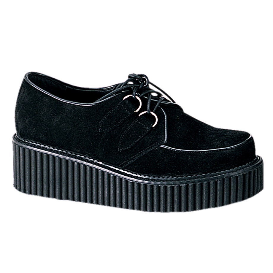 Creeper-101 Demonia Ireland Black Suede