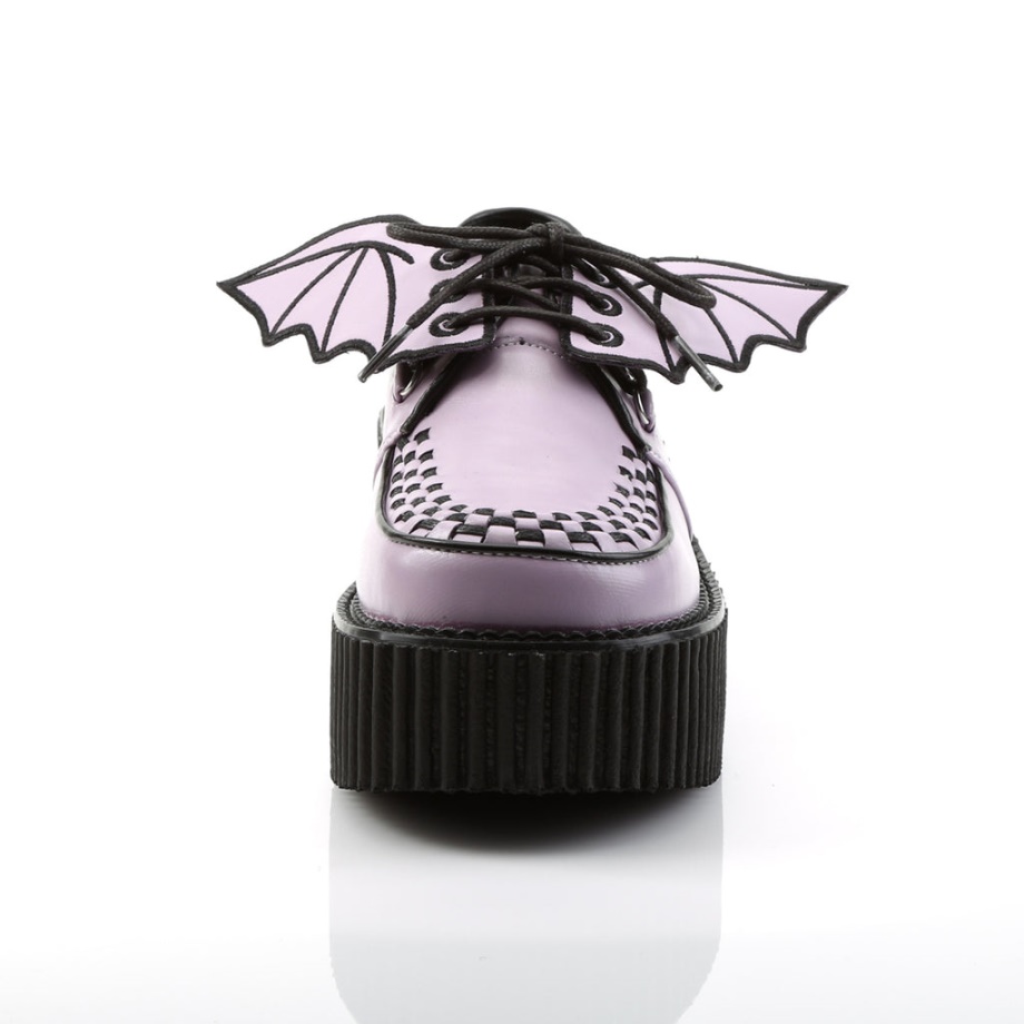 Creeper-205 Demonia Ireland Lavender Vegan Leather