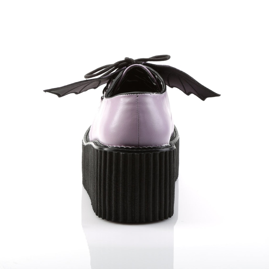 Creeper-205 Demonia Ireland Lavender Vegan Leather