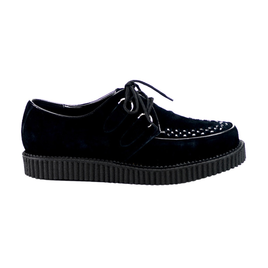 Creeper-602S Demonia Ireland Black Suede