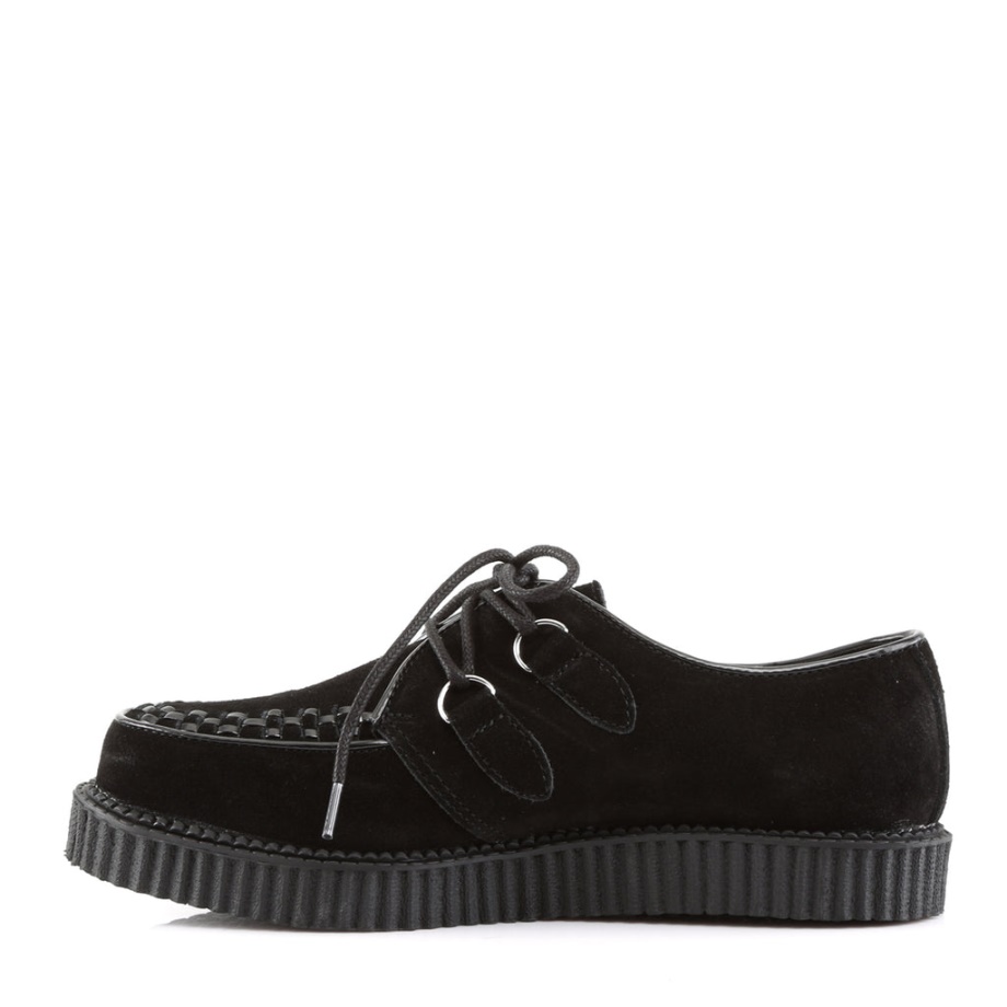Creeper-602S Demonia Ireland Black Suede