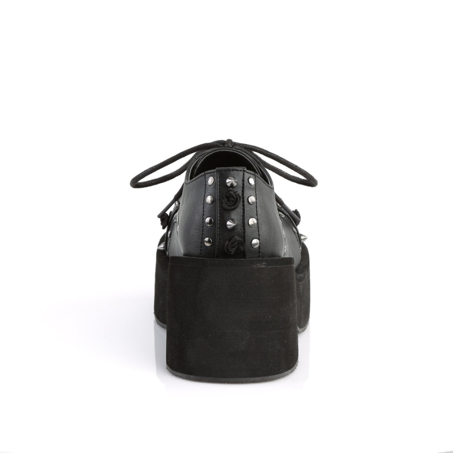 Dank-110 Demonia Ireland Black Vegan Leather