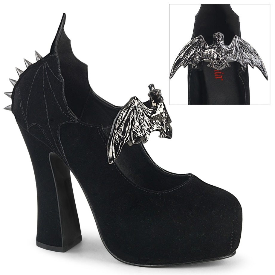 Demon-18 Black Velvet Demonia Ireland