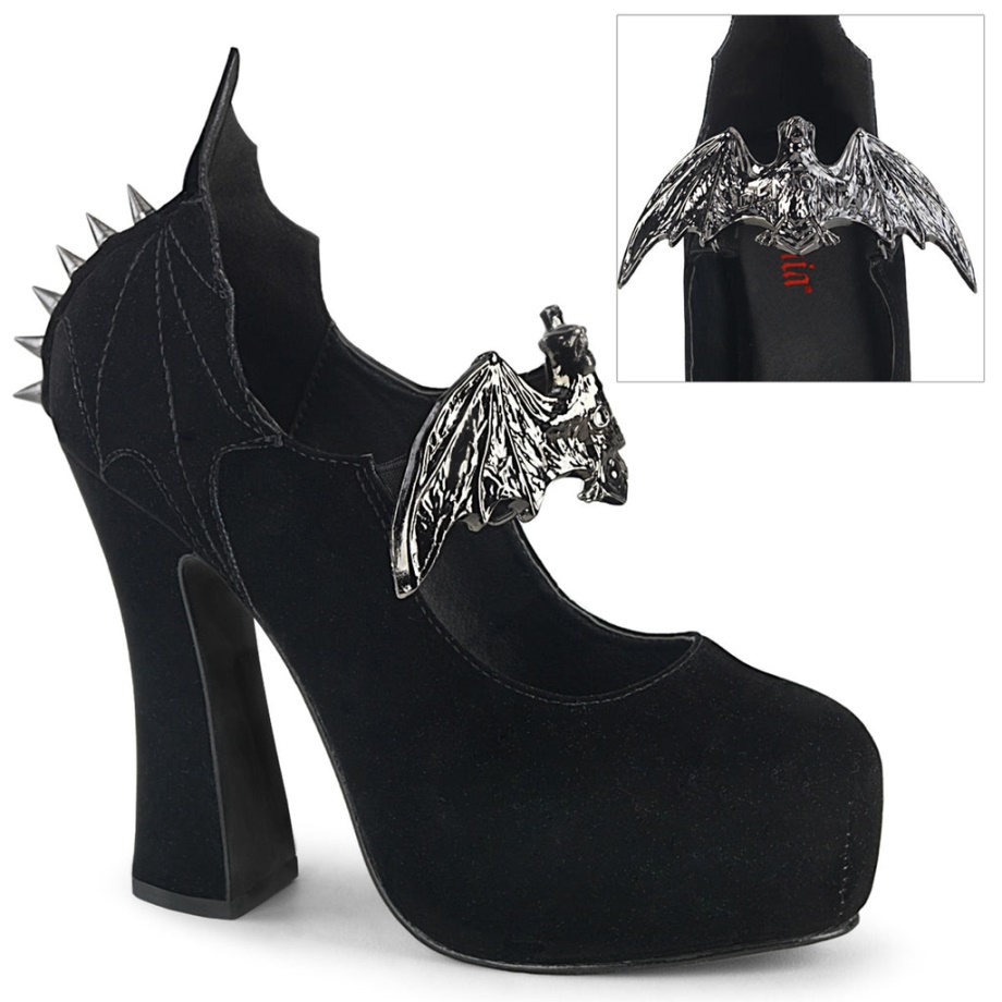 Demon-18 Black Velvet Demonia Ireland