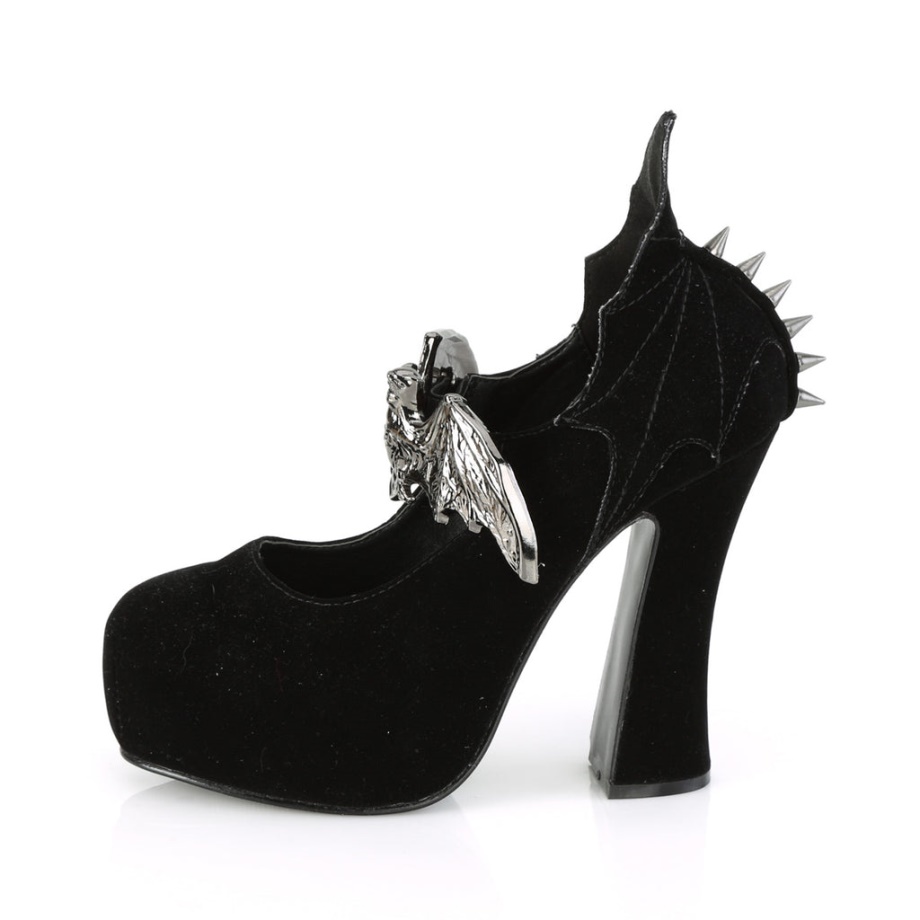 Demon-18 Black Velvet Demonia Ireland