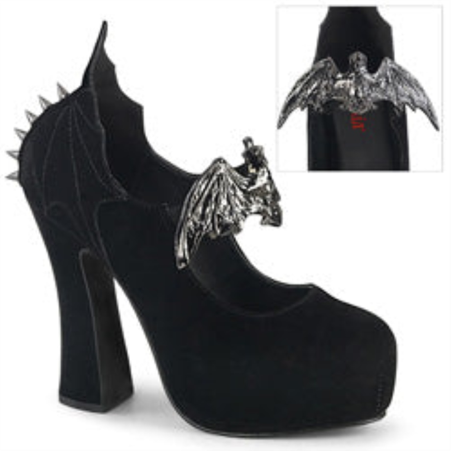 Demon-18 Black Velvet Demonia Ireland