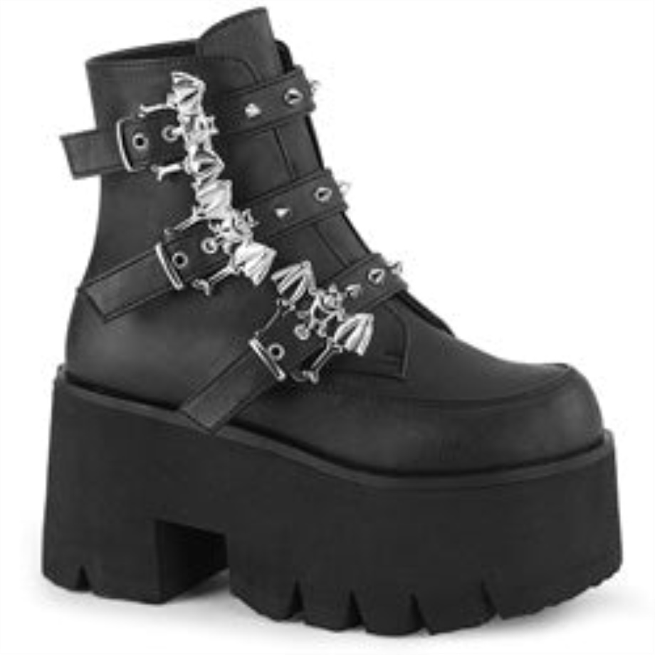 Demonia Ireland Black Canvas-Suede Deviant-05