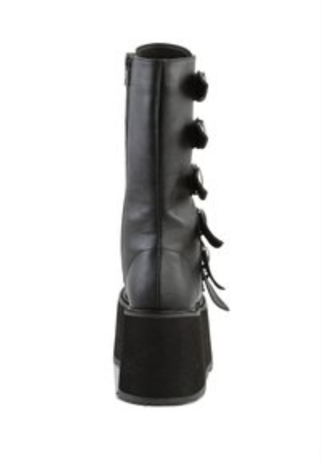 Demonia Ireland Black Cowboybiker Ankle Boot