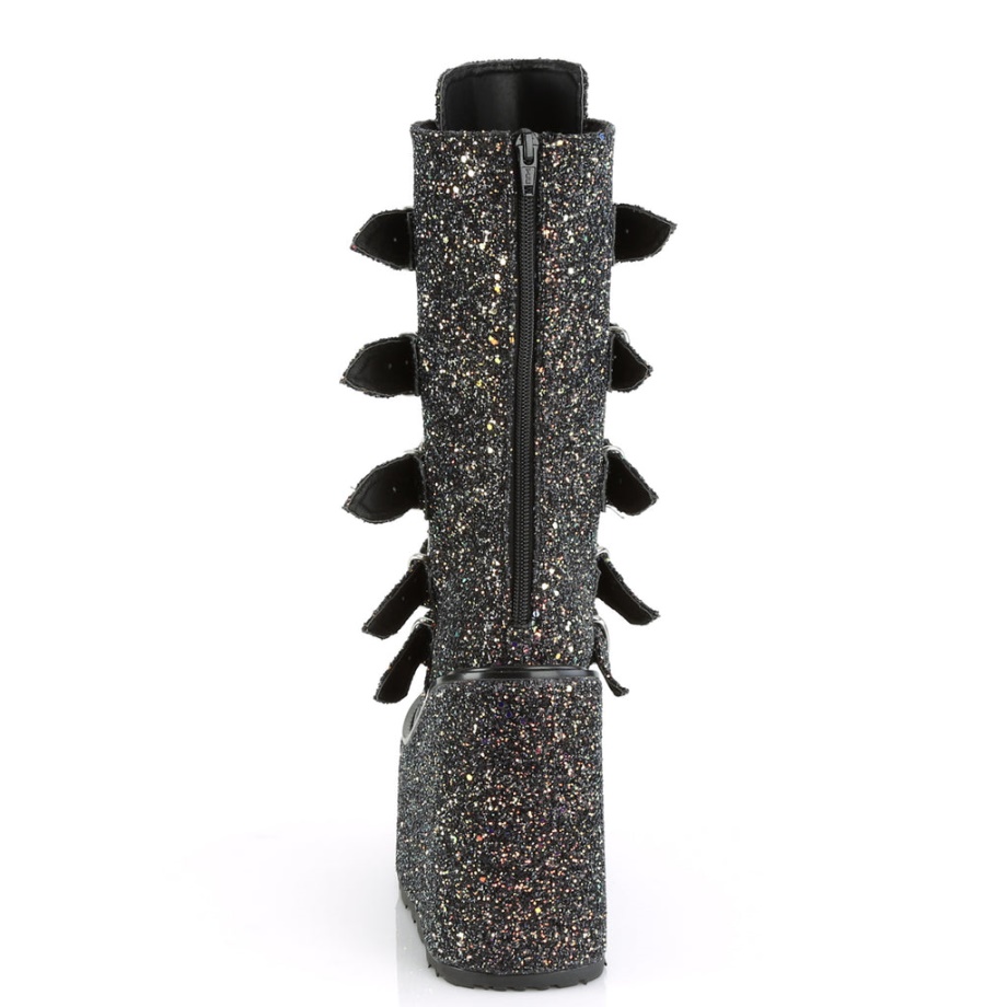 Demonia Ireland Black Multi Glitter Swing-230G