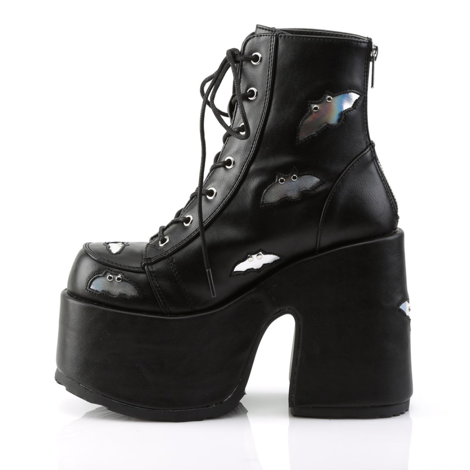 Demonia Ireland Black Vegan Leather Bratty-32