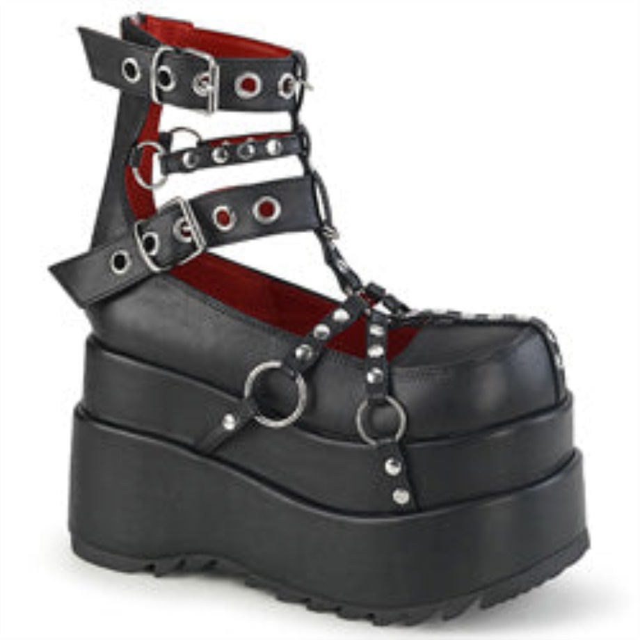 Demonia Ireland Black Vegan Leather Funn-19