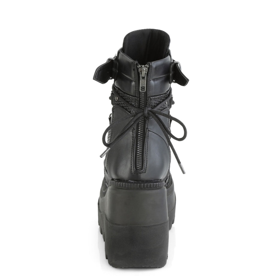 Demonia Ireland Black Vegan Leather Poison-101