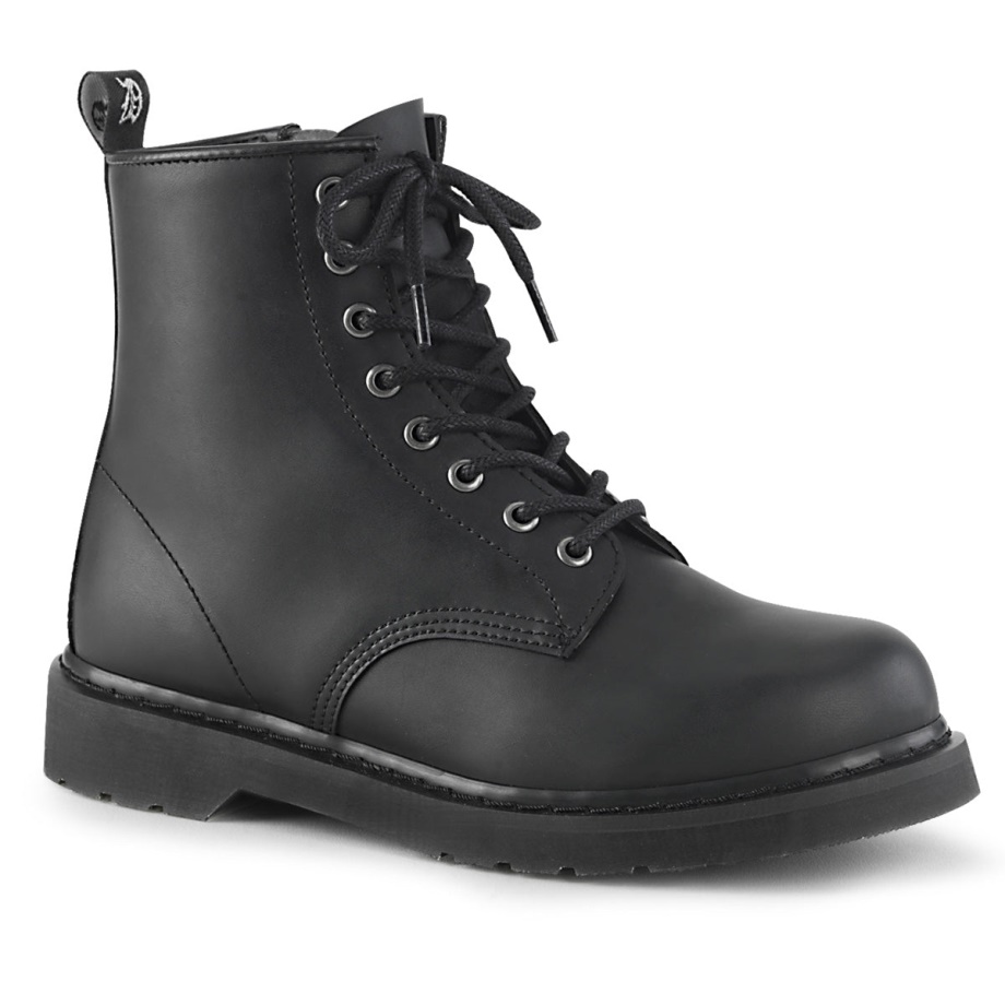 Demonia Ireland Black Vegan Leather Riot-20
