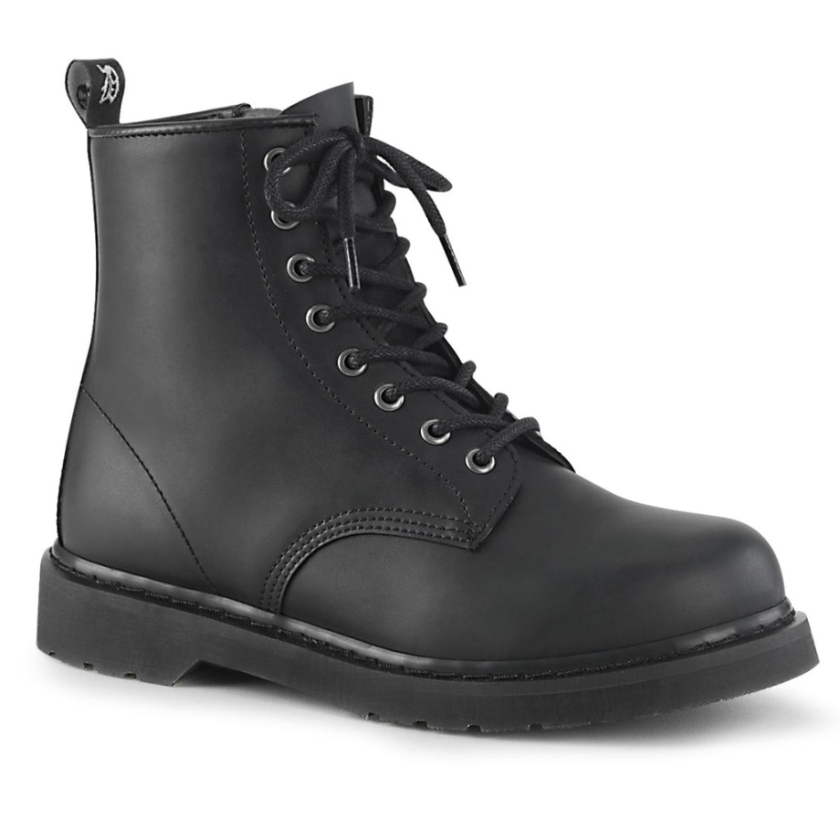 Demonia Ireland Black Vegan Leather Riot-20