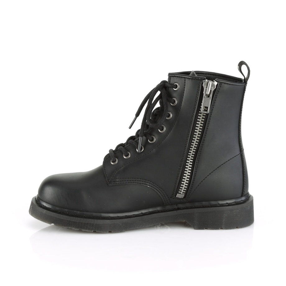 Demonia Ireland Black Vegan Leather Riot-20