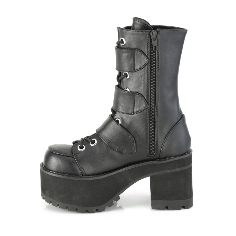 Demonia Ireland Black Vegan Leather Warlock-70