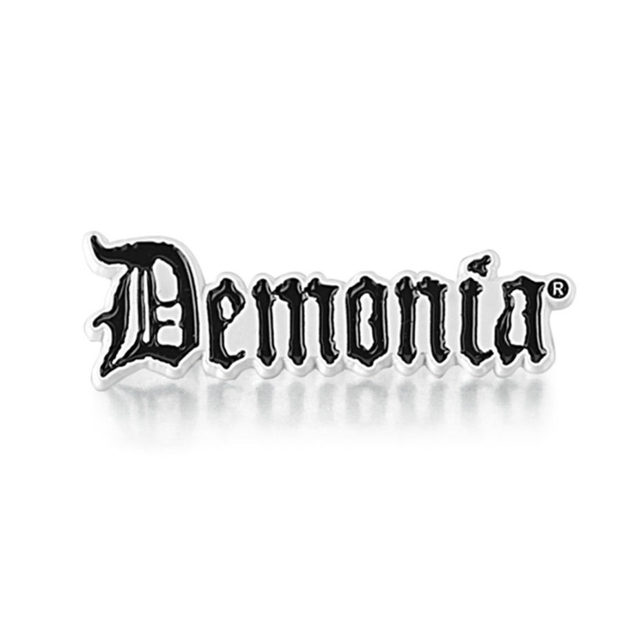 Demonia Ireland Logo Enamel Pin Black Demonia Ireland