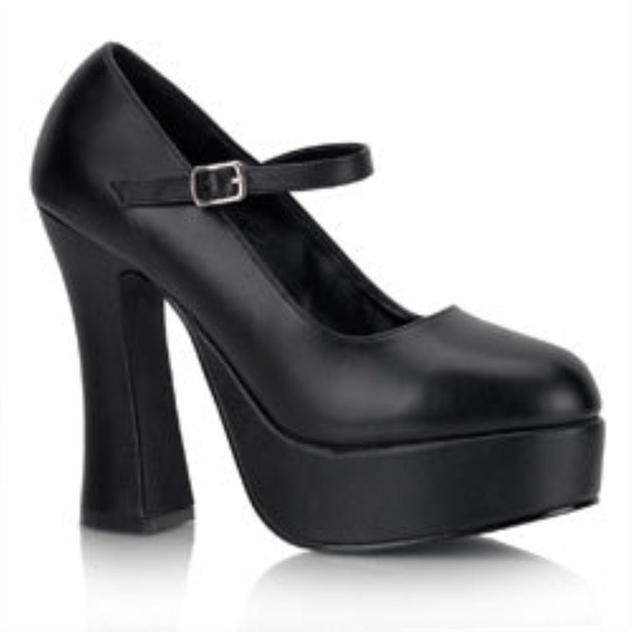 Dolly-50 Demonia Ireland Black Vegan Leather