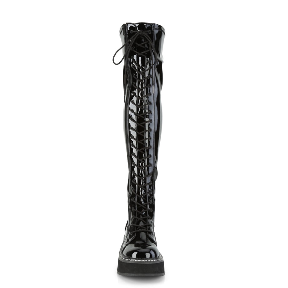 Emily-375 Black Patent Demonia Ireland
