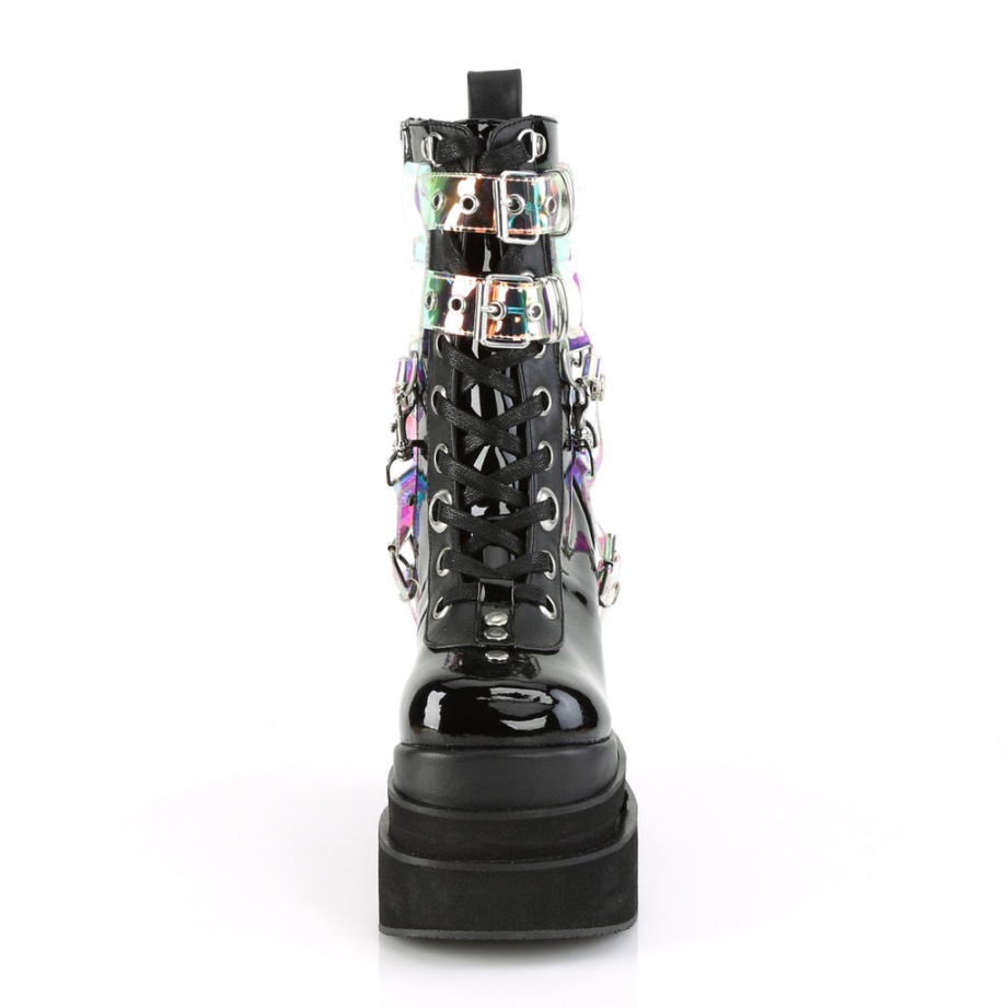 Eternal-115 Demonia Ireland Black Vegan Leather