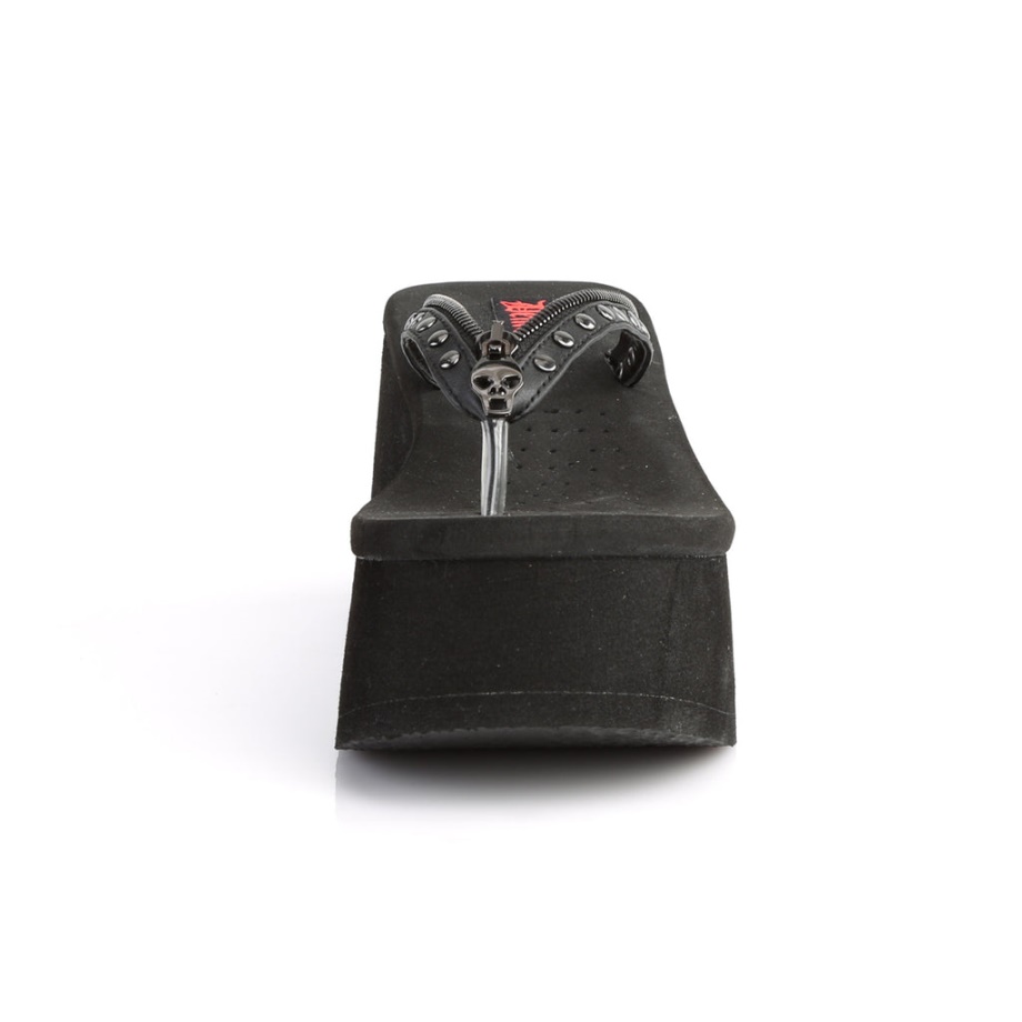 Funn-33 Demonia Ireland Black Vegan Leather