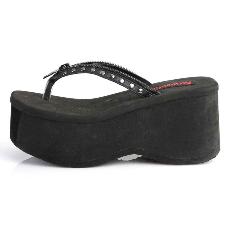 Funn-33 Demonia Ireland Black Vegan Leather
