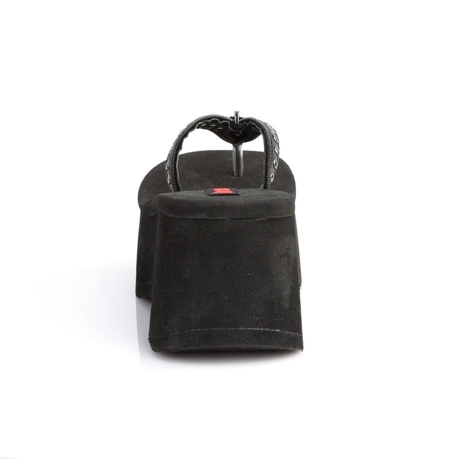 Funn-33 Demonia Ireland Black Vegan Leather