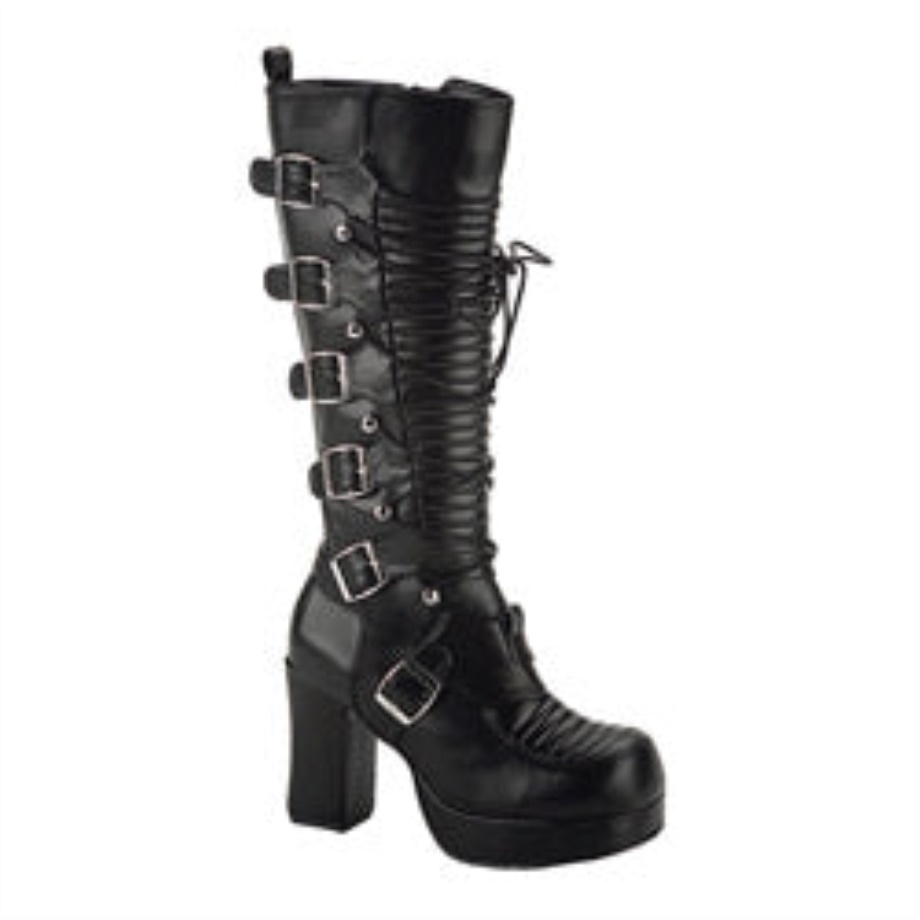 Gothika-200 Black Vegan Leather Demonia Ireland