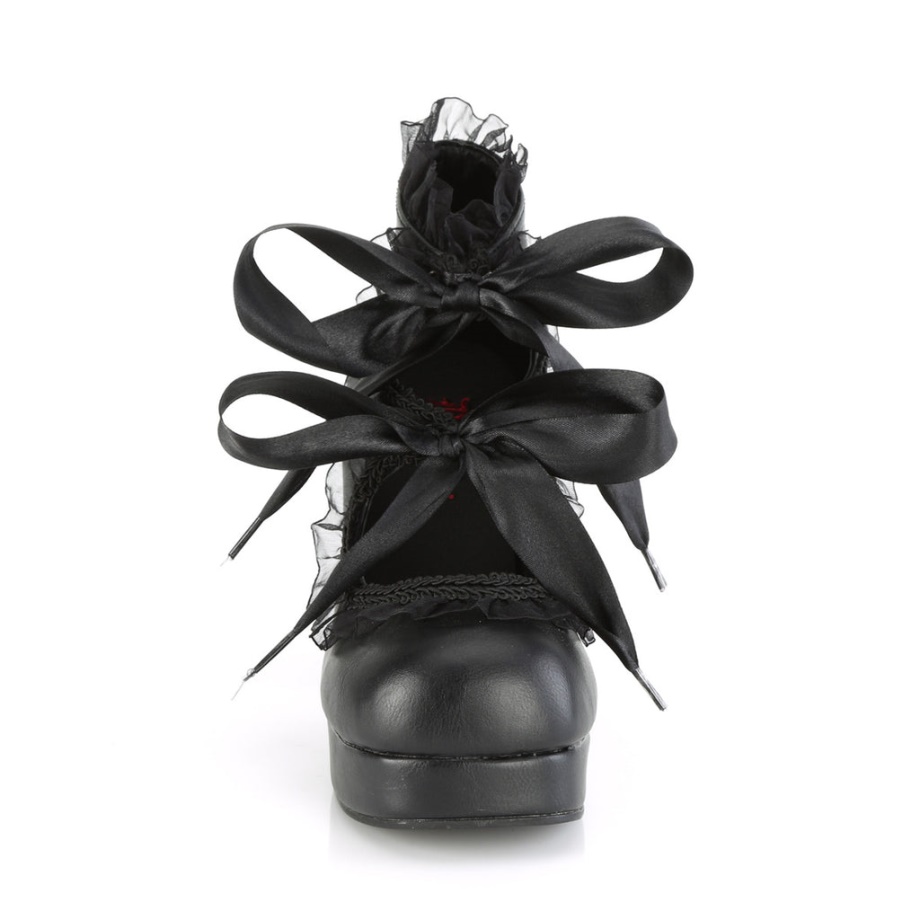 Gothika-53 Demonia Ireland Black Vegan Leather