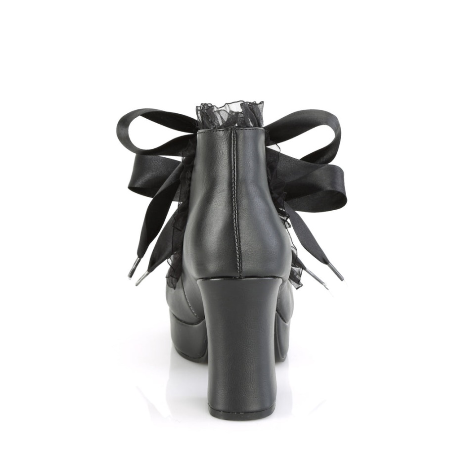 Gothika-53 Demonia Ireland Black Vegan Leather
