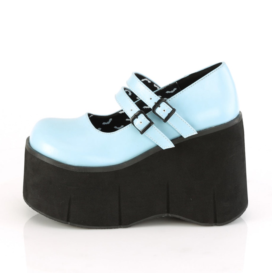Kera-08 Demonia Ireland Baby Blue Vegan Leather