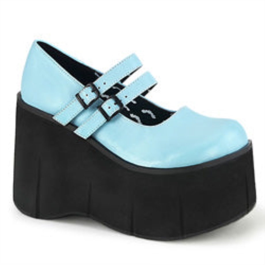 Kera-08 Demonia Ireland Baby Blue Vegan Leather