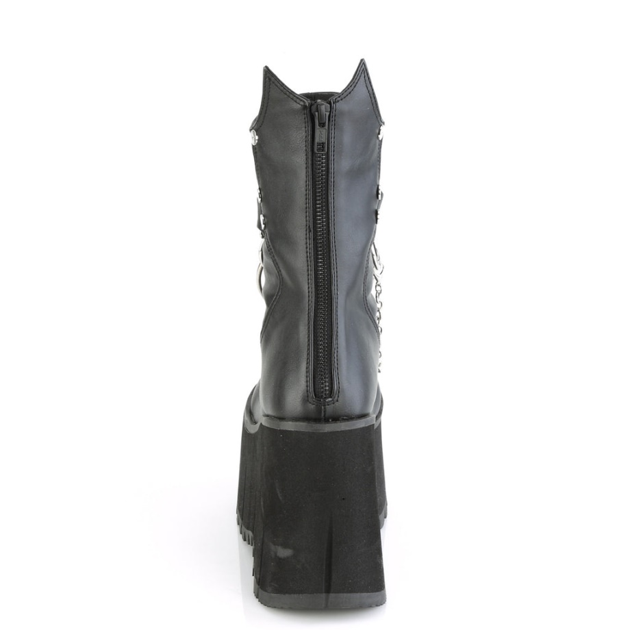 Kera-130 Demonia Ireland Black Vegan Leather