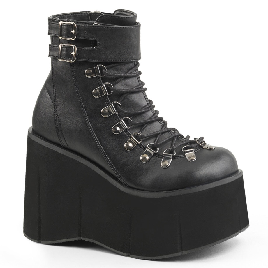 Kera-21 Black Vegan Leather Demonia Ireland