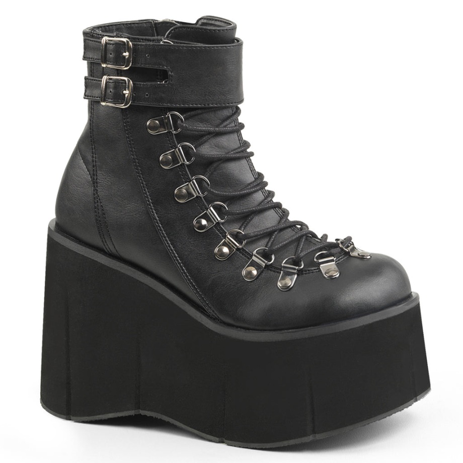 Kera-21 Black Vegan Leather Demonia Ireland