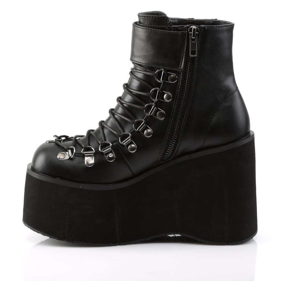 Kera-21 Black Vegan Leather Demonia Ireland